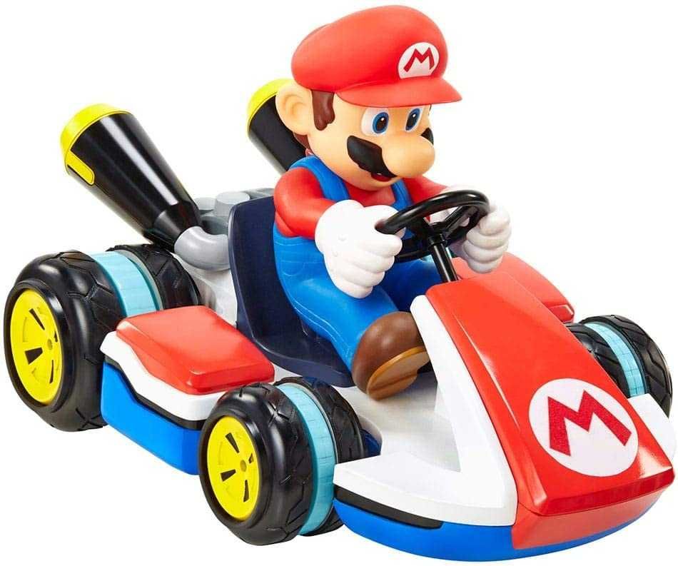 Кола с дистанционно Супер Марио Super Mario Kart Въртене 360 Оригинал