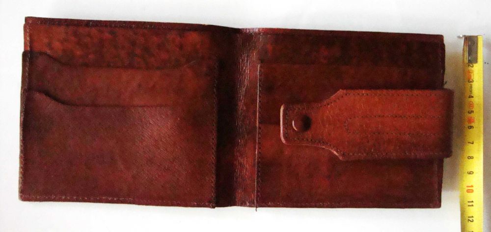 Кожен портфейл ръчна изработка от  двадесети век.