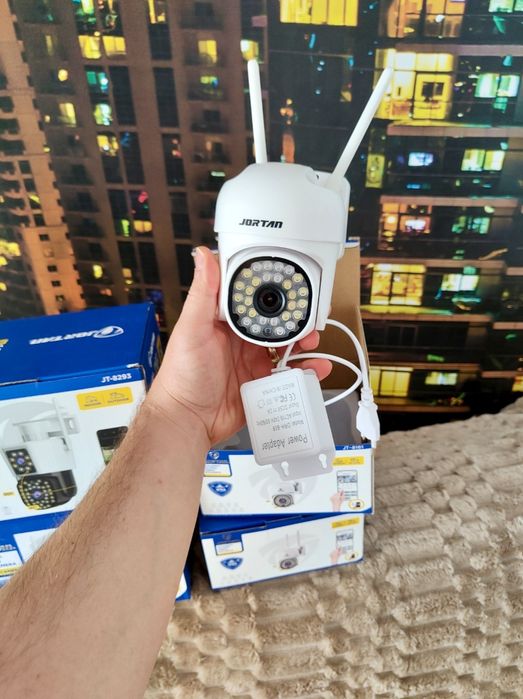 Camera Video Supraveghere FullHD Waterproof JORTAN Rotire 360