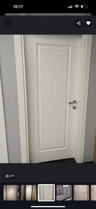 Бели интериорни врати на склад в София