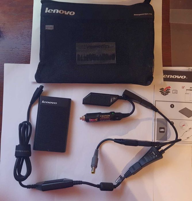 Lenovo ThinkPad & IdeaPad 90W Slim AC/DC combo adapter