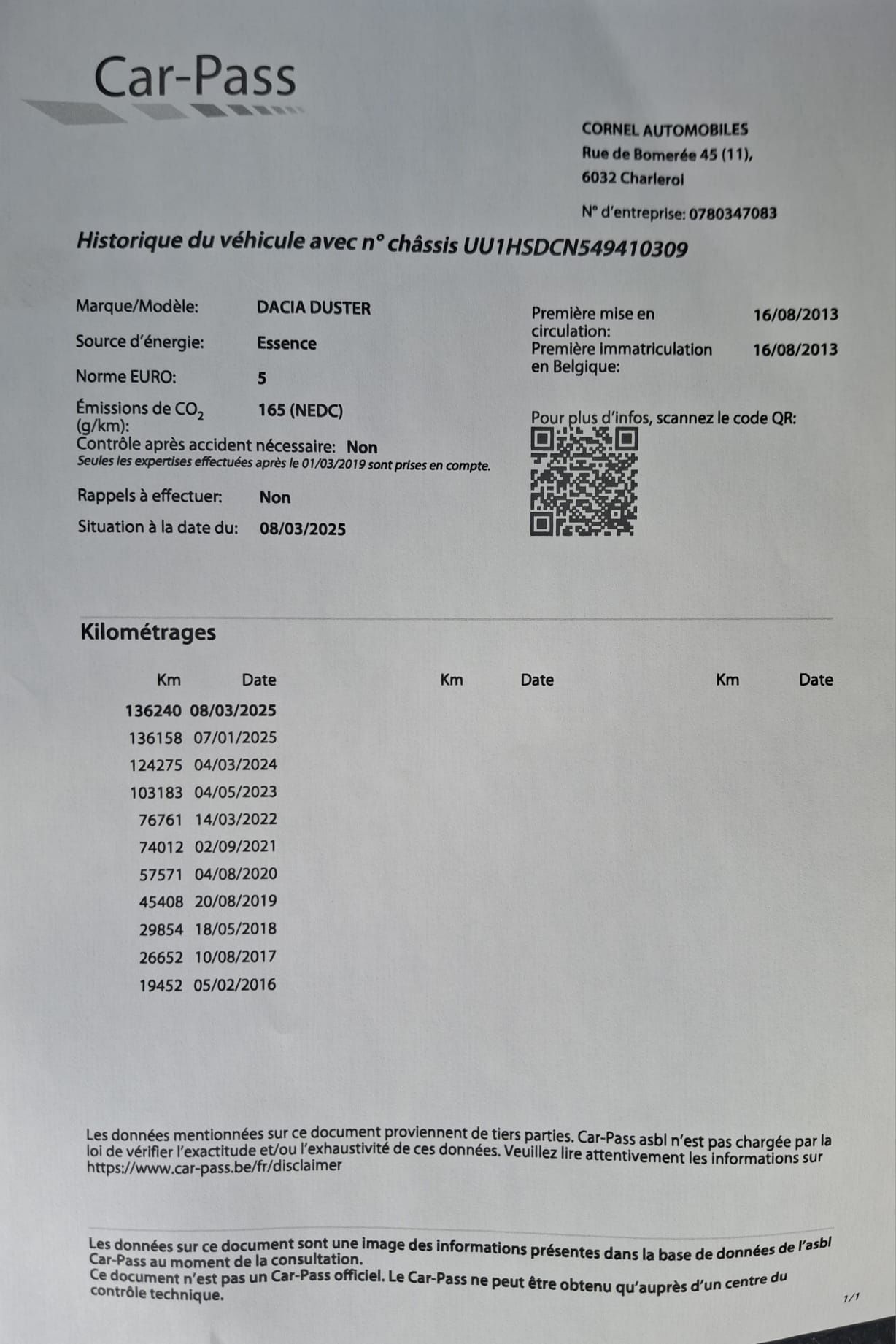 Dacia Duster Prestige  model 2014 1.6 benzina 105 CP  130.000 km