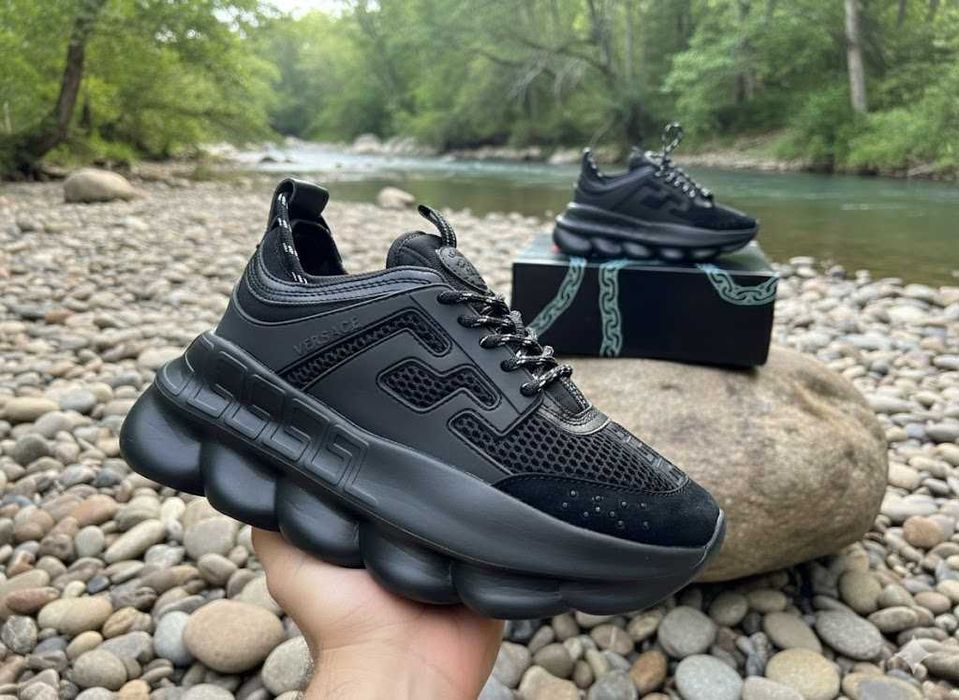 Versace Chain Reaction Black - PREMIUM - Full Box