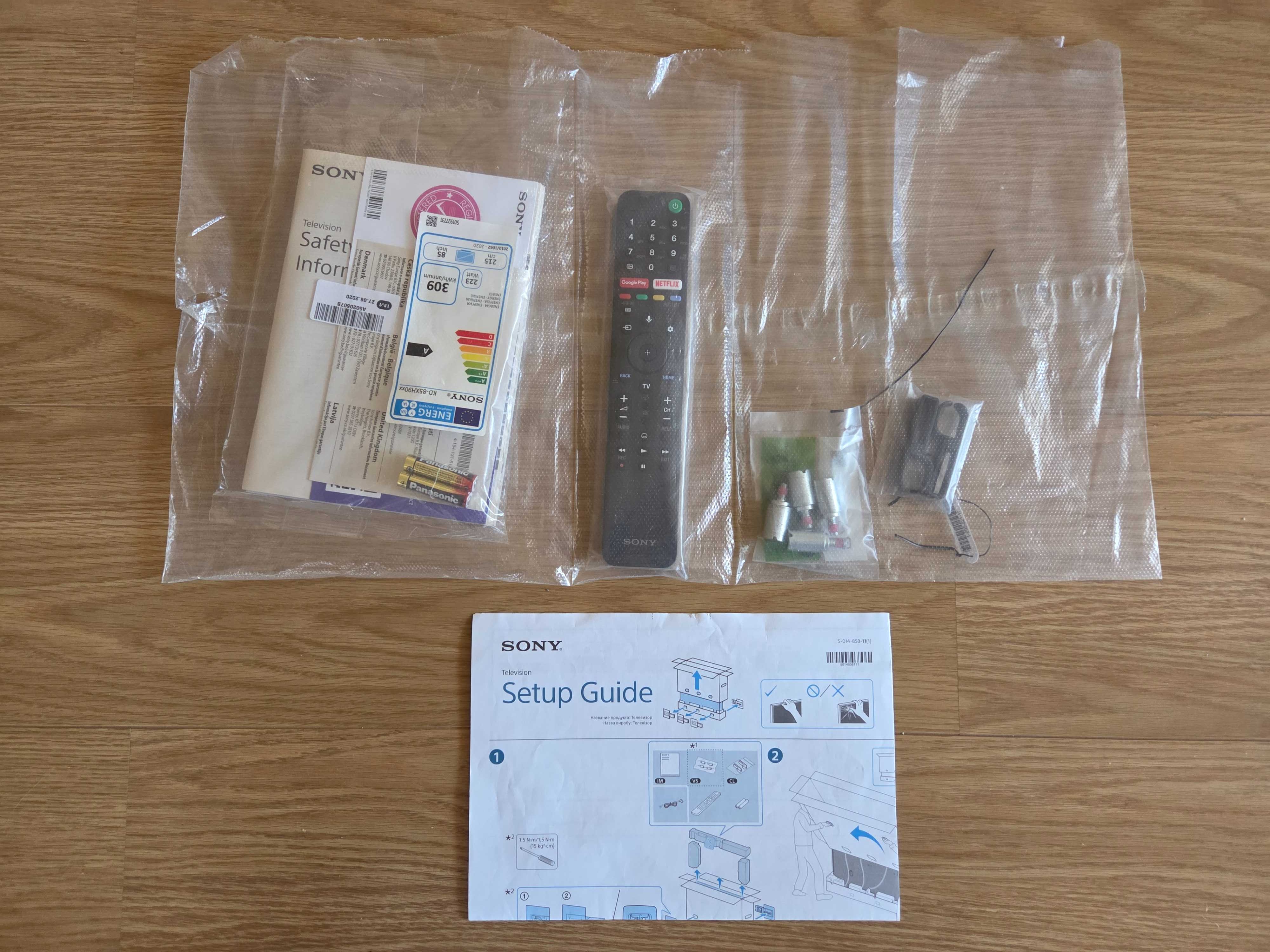 Перфектен Full Array LED 4K Android телевизор Sony KD-85XH9096,85 инча