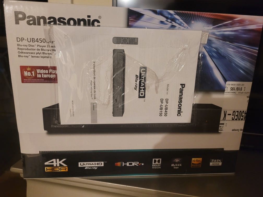 Blu Ray Panasonic DP-UB450EG-K 4K UHD player