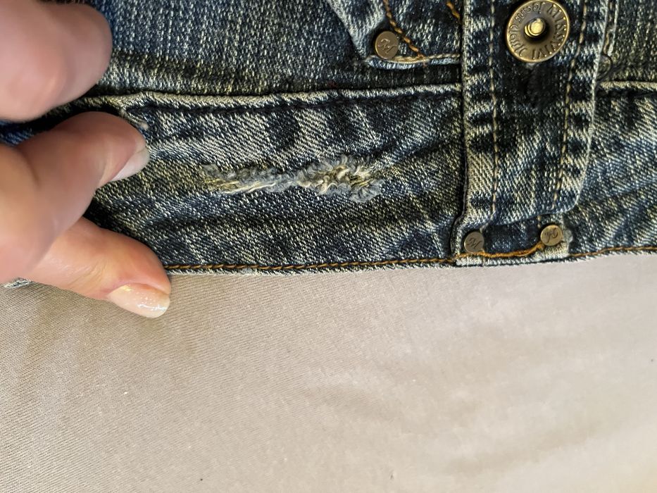 Pantaloni dama scurti blugi 42