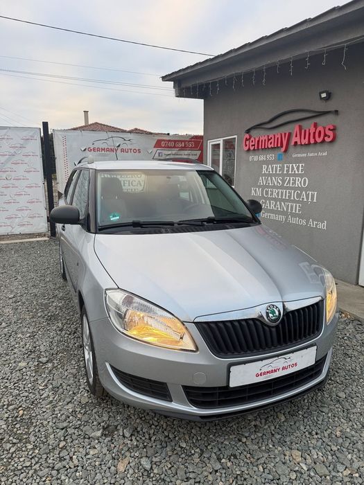 Skoda Fabia RATE/GARANTIE1.2benzina 2012 clima senzori jante 100mi km reali