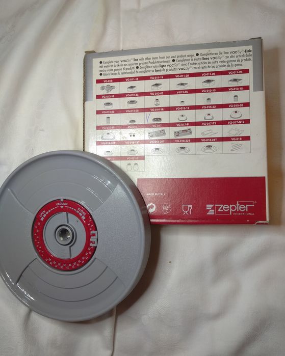 Цептер. Вакуум капак VacSy, 8-16 sm