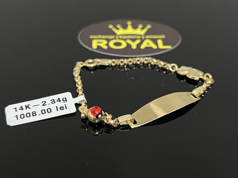 Bijuteria Royal CB : Bratara copil aur 14k 2,34 grame