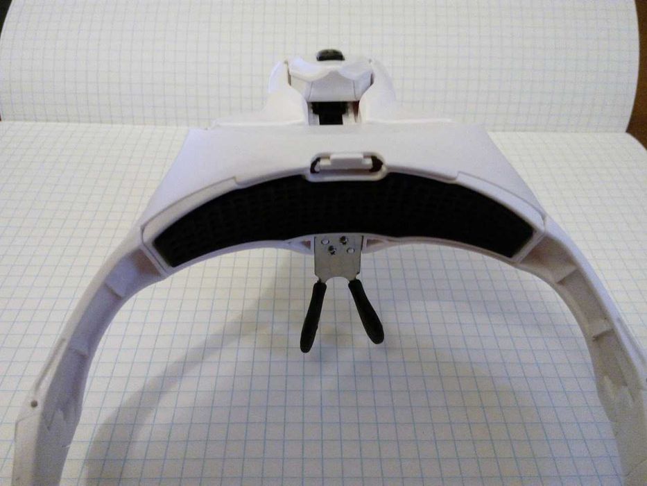 Лупа на голову с фонариком 5 линз