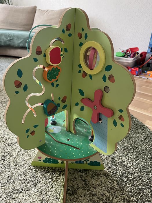 Pomisor activitati multifunctional jucarie lemn