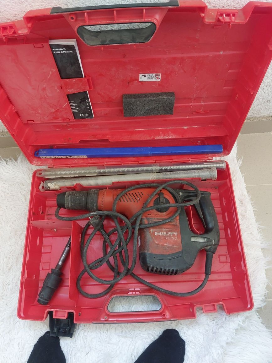 Rotopercutor  Hilti TE 50 bonus 3 burghie sds max 16,18,si 20 cu 400