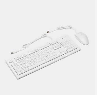 Комплект (клавиатура + мышь) A4TECH KR-8520D Black -White +