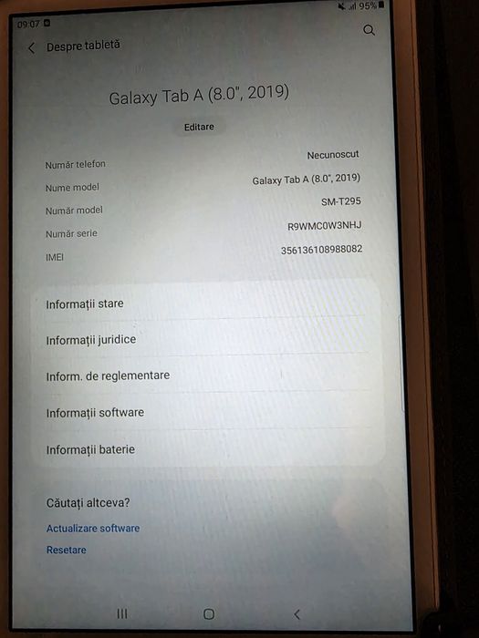 Tableta Samsung Galaxy Tab A, 8.0"