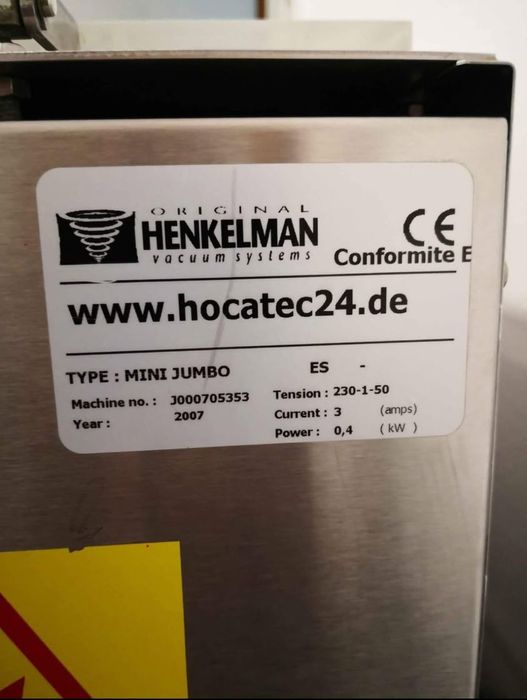 Вакуум машина професионална Henkelman Mini Jumbo
