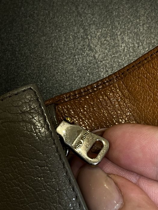 Портфейл Miu Miu от естествена кожа • винтидж • със сертификат