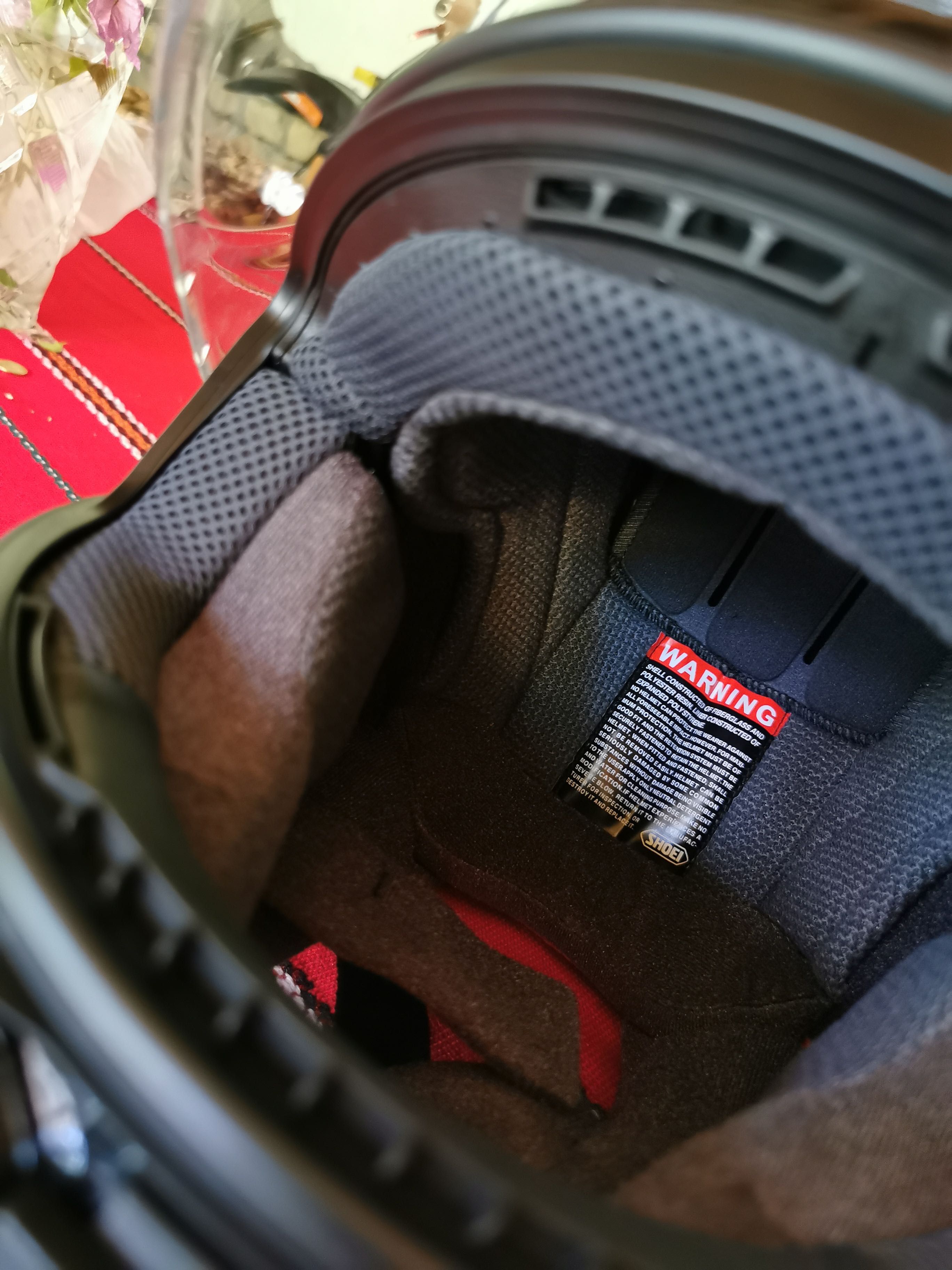 Нова каска Shoei NXR2 размер S черен гланц