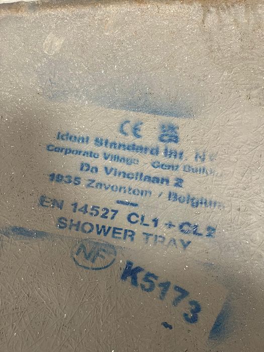 Cadita dus, Ideal Standard, Ultra Flat, patrata, acril, alb, 90x90x4cm