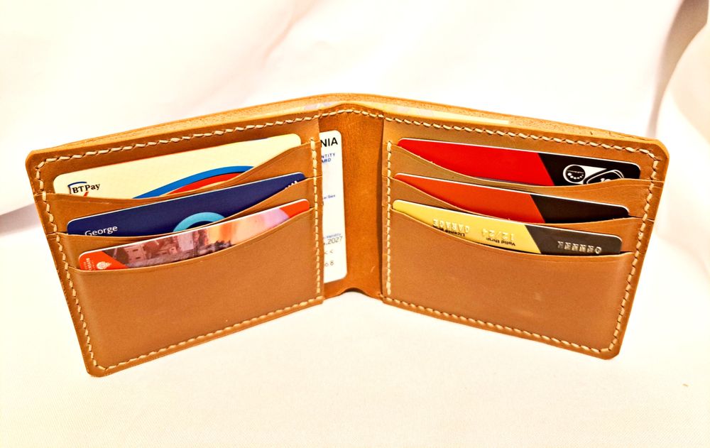 Portofel Piele Realizat Manual