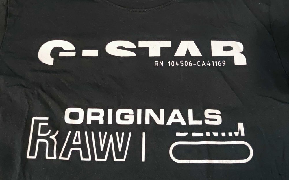 G-Star Raw Тениска Черна Gstar