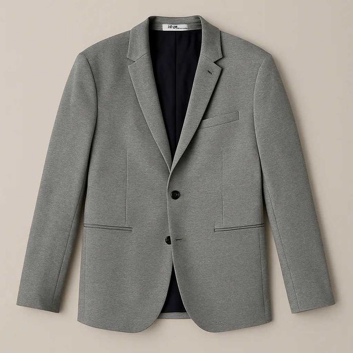 Мужской пиджак ZARA серый, casual, размер 50 (M/L)
