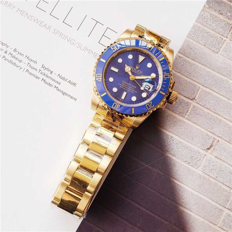 Ceas ROLEX SUBMARINER AUTOMATIC Gold&Blue-Calitatea 1 Redus 2025