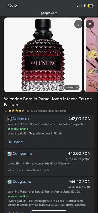 Parfum Valentino barbati nou