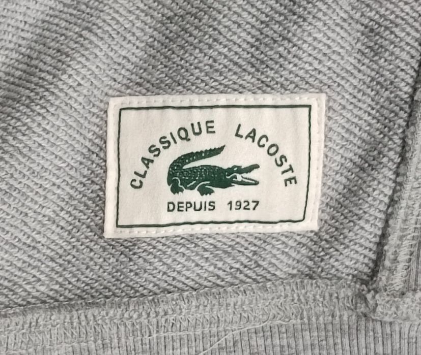Lacoste Logo Fleece Sweatshirt оригинално горнище L памучен суичър