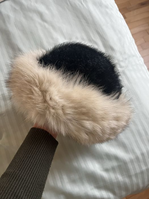 Зимна шапка естествен косъм