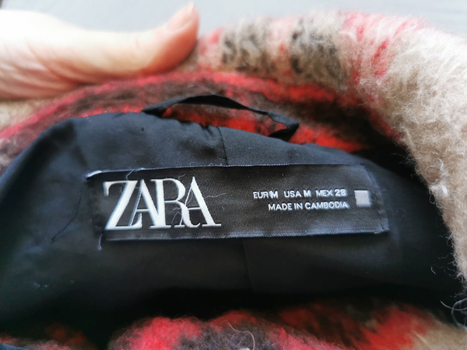 Overshirt lână Zara