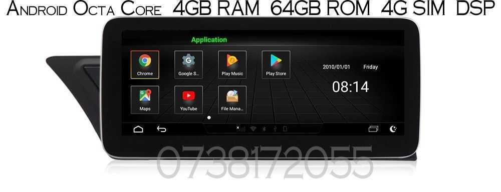 Navigatie Audi A5 A4 B8 MMI 3G GPS Android Internet 4G Bluetooth wi-fi
