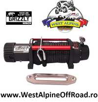 Troliu auto GRIZZLY WINCH 9500LBS (Forta: 4310KG) cu plasma sintetica