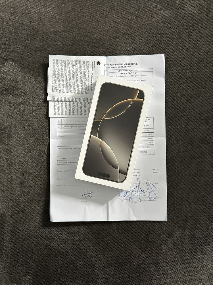 Apple iphone 16 pro max 512 Black  24м гаранция