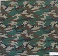 Bandana camuflaj woodland