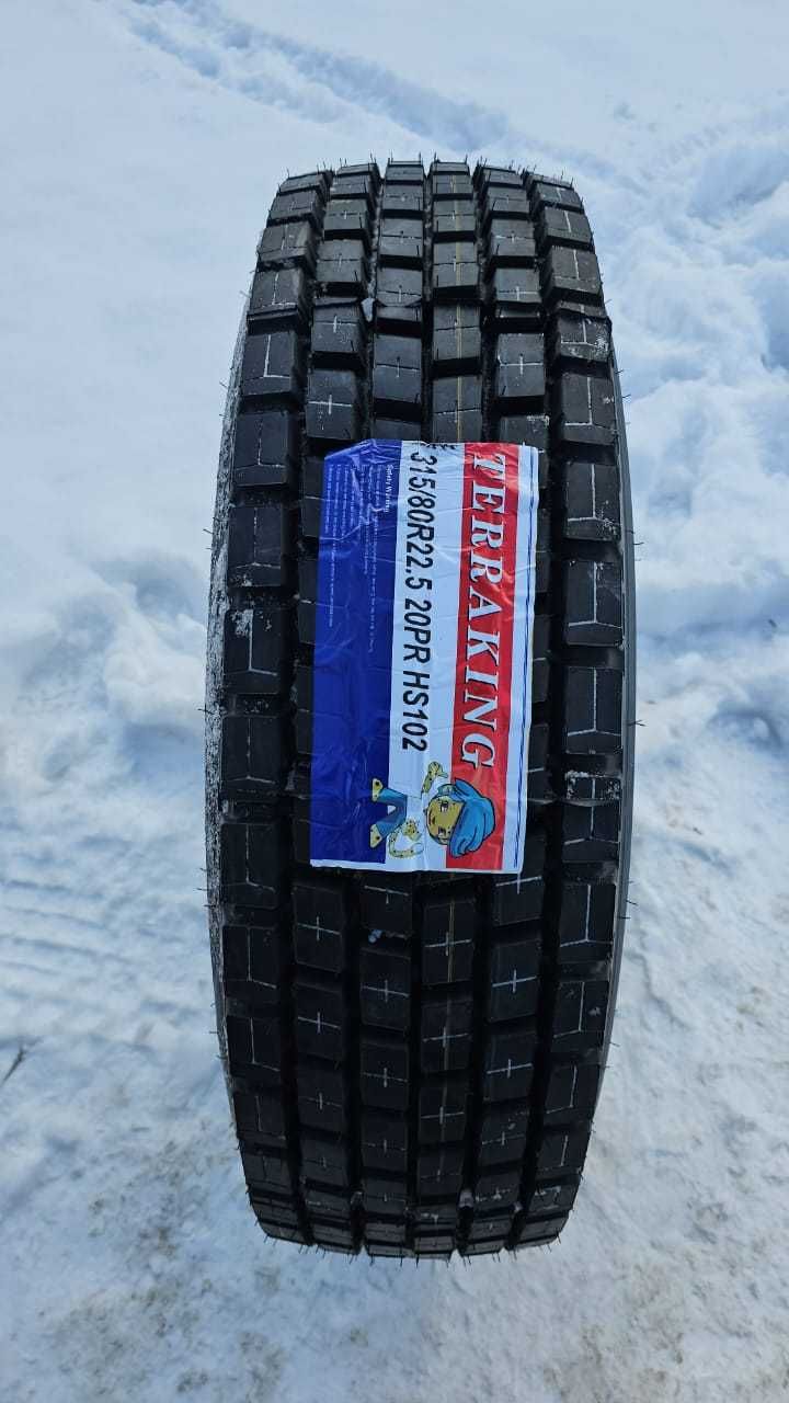 315/80 R22,5 HS102 20PR 157/153L TERRAKING, шоколадка, в рассрочку