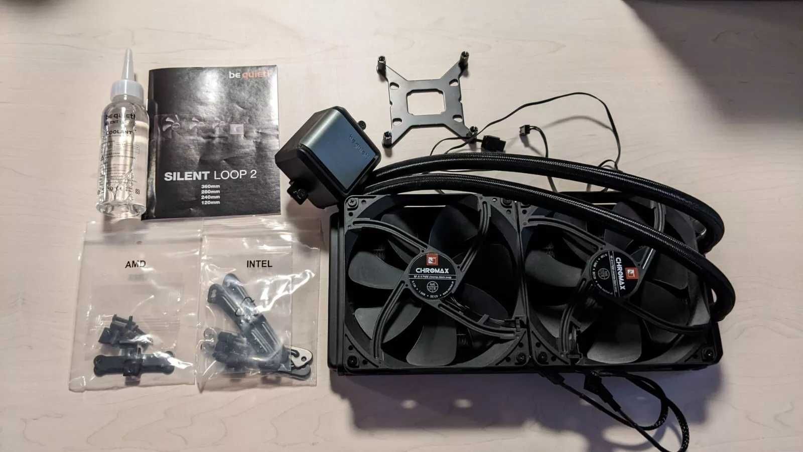 Охлаждане be quiet! Silent Loop 2 280 + NOCTUA 2x-NF-A14 PWM