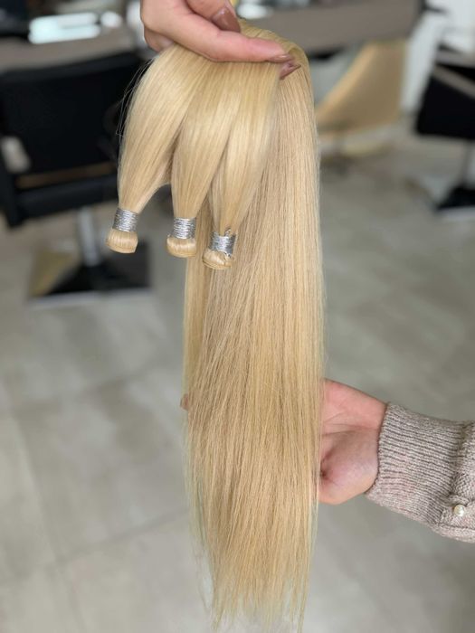 ТОП КАЧЕСТВО! Екстеншъни от 100% истинска човешка коса! Най-добри цени