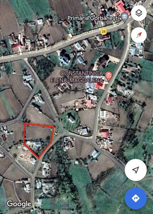 Casa si Gradina Pozitie Centrala pe Loc Drept