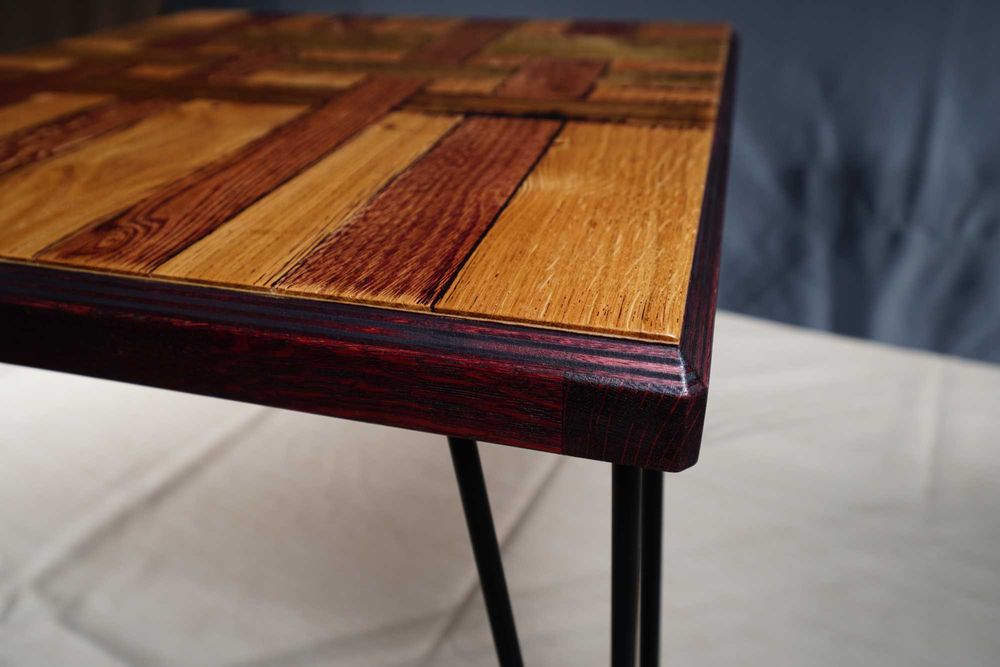 Холна маса с масивен плот дъб