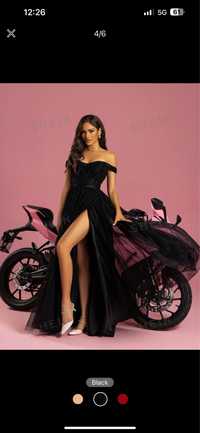 Бална рокля черна shein нова