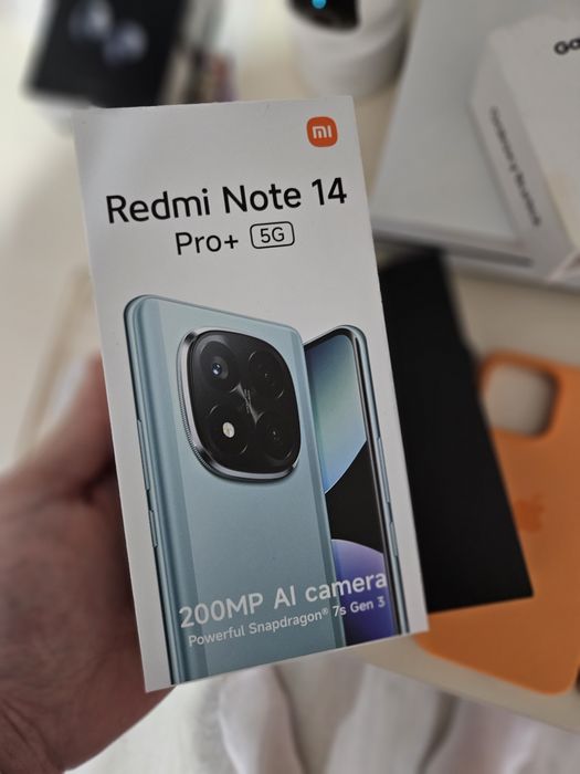 Telefon mobil Xiaomi Redmi Note 14 Pro+, 12GB RAM, 512GB, 5G, Midnight