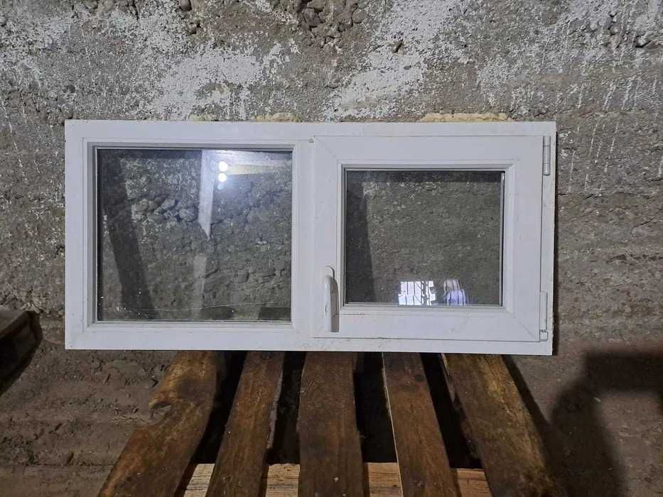Ferestre PVC second hand cu geam termopan in 2 si 3 canate