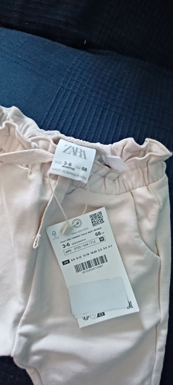 Pantaloni zara bebe 3-6 luni