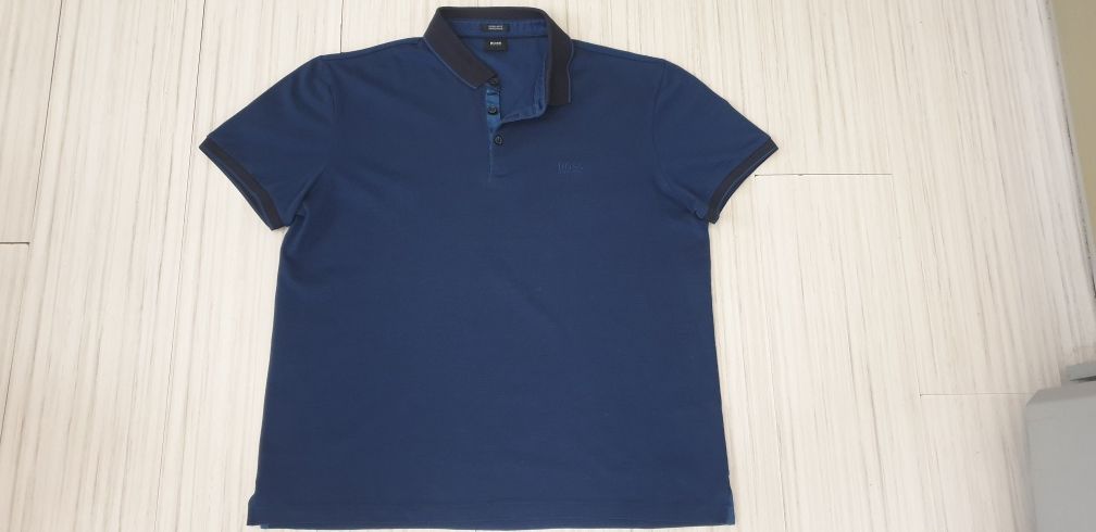 Hugo Boss Prout 01 Pique  Mercerised  XL НОВО! ОРИГИНАЛ! Мъжка Тениска