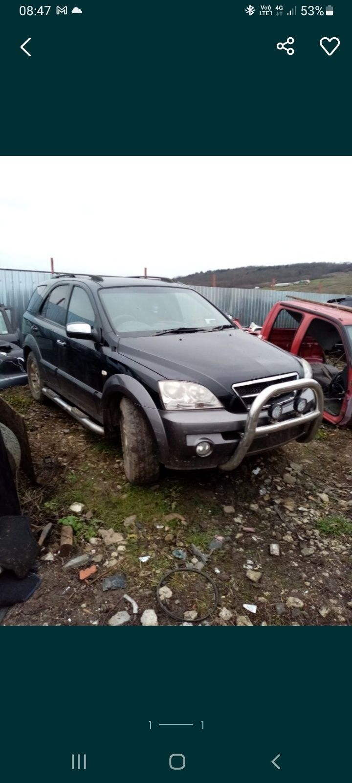 Dezmembrez Kia Sorento an 2003 2008 motor 2,5 CRDI 140 170 CP