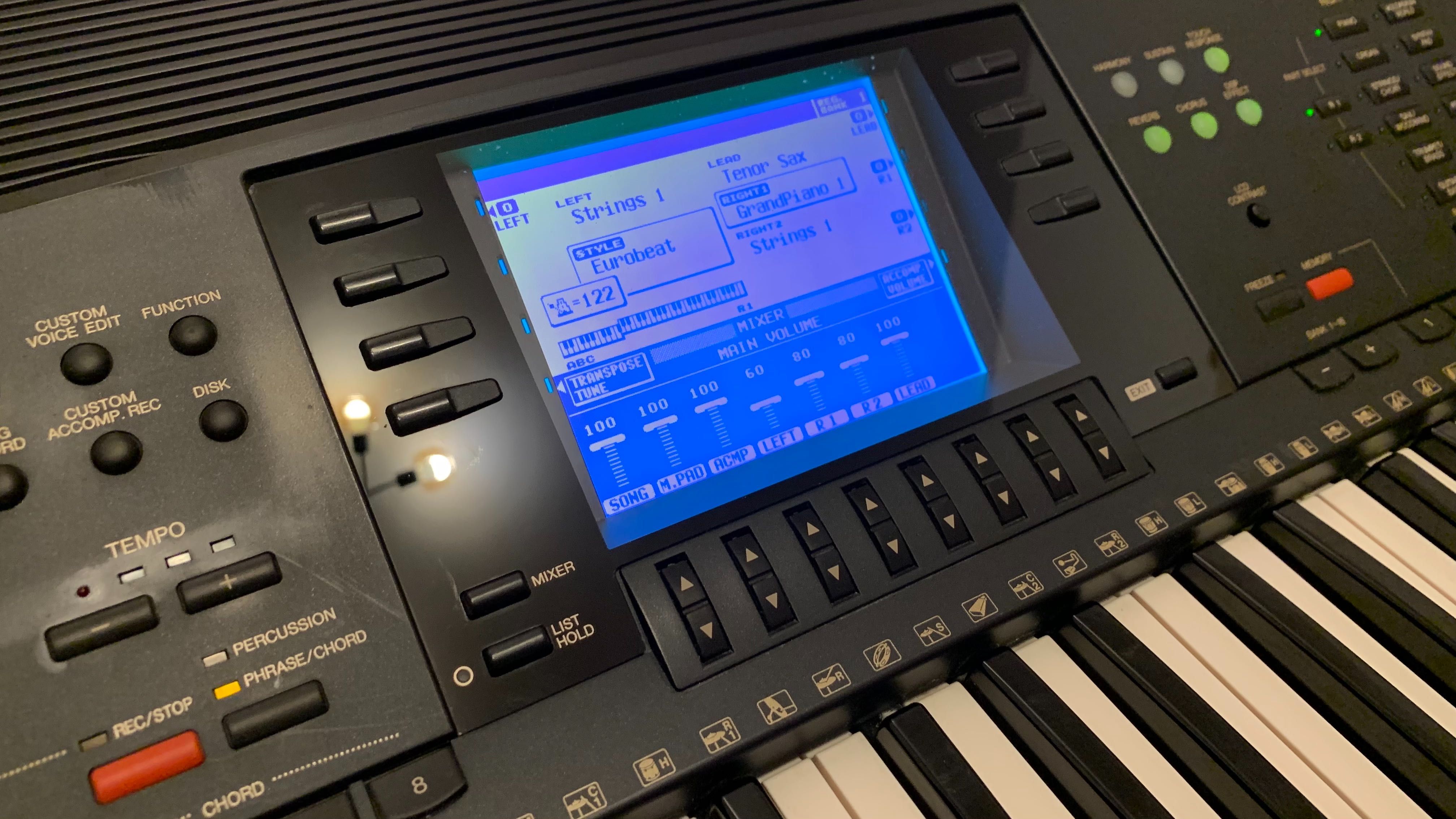Yamaha PSR-4000 orga Profesionala claviatura sunet portatone midi