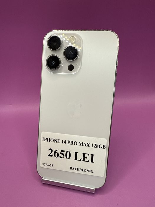 Iphone 14 Pro Max 128GB Baterie 89% •Matei Amanet Crangasi•50776