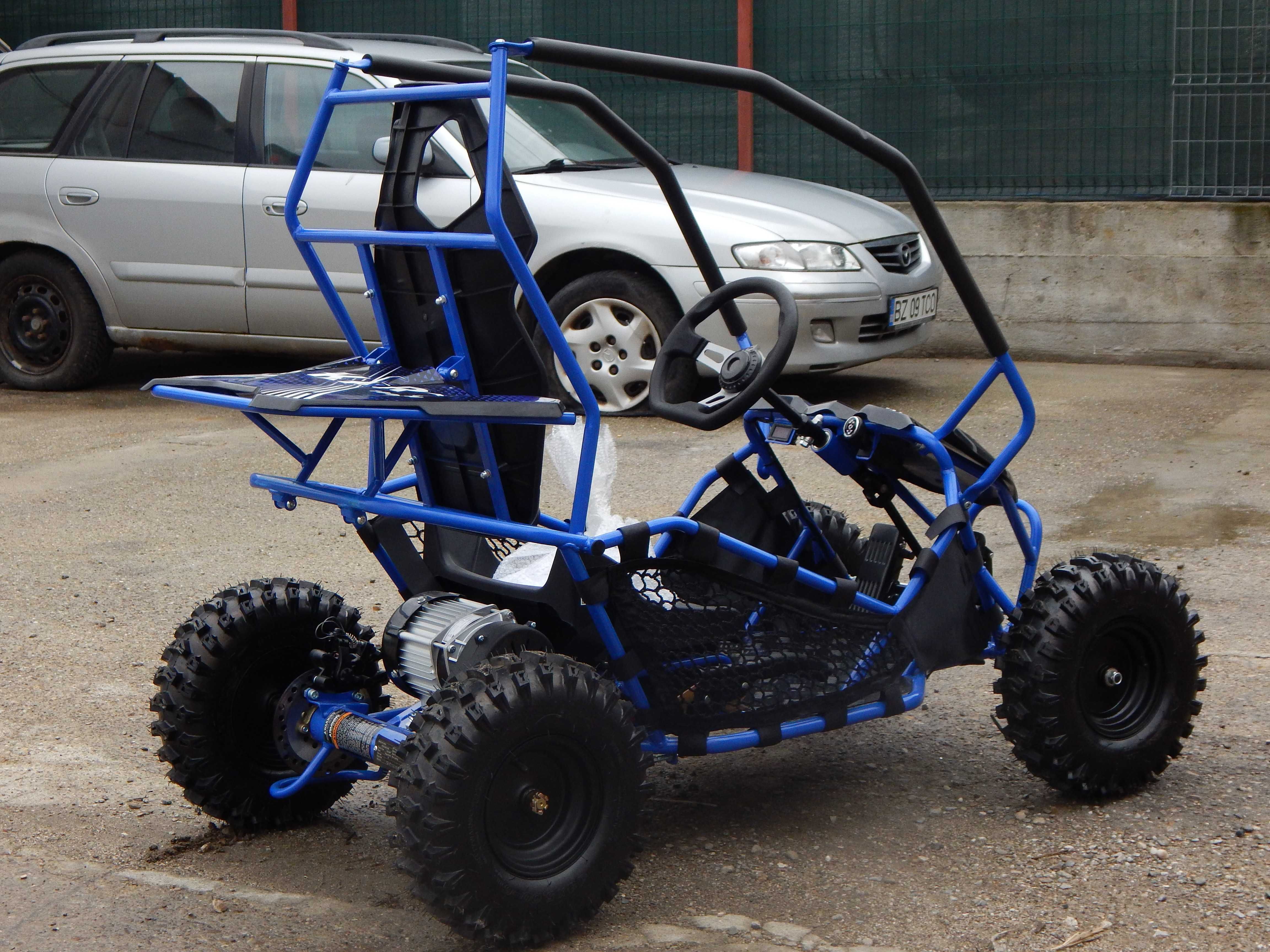 UTV-Buggy electric pentru copii Eco Gokart CROSSER 1000W 36V #blue