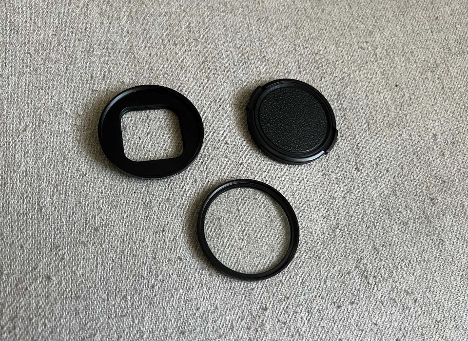 Set filtru UV 52mm cu adaptor GoPro si capac protectie lentila