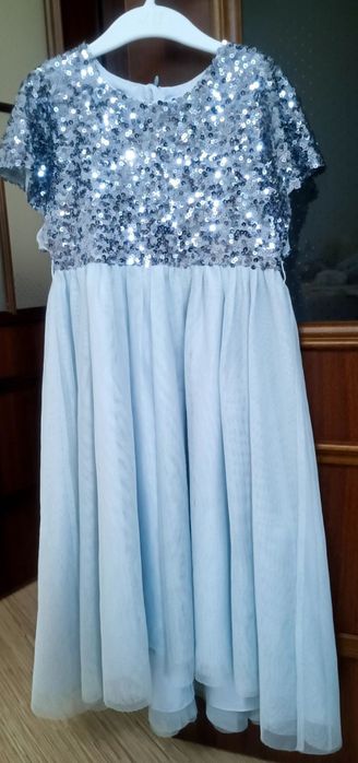 Платье Monsoon серебристое